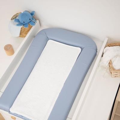 PVC veranderende mat met 2 verwijderbare sponzen/comfort 42x70 cm bosbes