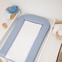 PVC veranderende mat met 2 verwijderbare sponzen/comfort 42x70 cm bosbes