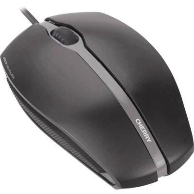 CHERRY Gentix Illuminated Muis USB Optisch Zwart 3 Toetsen 1000 dpi Verlicht