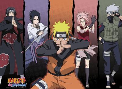 Poster Naruto Shippuden Shippuden Group nr 1 52x38cm