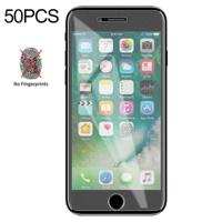 50 stuks non-Full matte Frosted gehard glas film voor iPhone 7/8