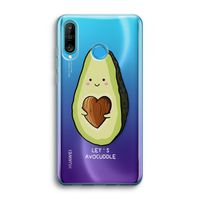 Avocuddle: Huawei P30 Lite Transparant Hoesje Avocuddle: Huawei P30 Lite Transparant Hoesje