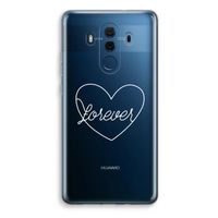 Forever heart pastel: Huawei Mate 10 Pro Transparant Hoesje