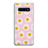 Dancing eggs: Samsung Galaxy S10 Plus Transparant Hoesje