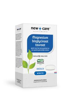New Care Magnesium Bisglycinaat Tauraat (60 tab)
