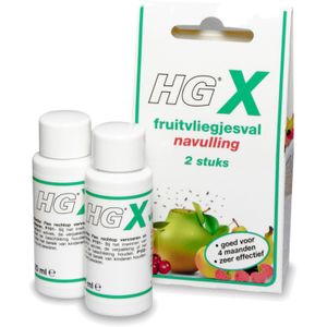 HG Fruitvliegjesval Navulling insecticide 2 x 20 ml