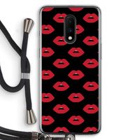Lips: OnePlus 7 Transparant Hoesje met koord