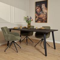 Eettafel Omaha Black | 180 cm STF-12561 - thumbnail