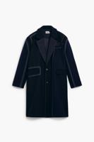 Lange gestreepte jas - BLUE - L