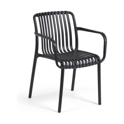 Kave Home Isabellini tuinstoel Zwart