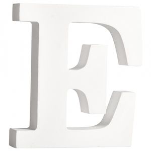 Houten letter E 11 cm   -