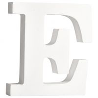 Houten letter E 11 cm   - - thumbnail