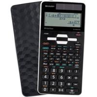 Sharp Schulrechner EL-W 550 TG Schoolrekenmachine Zwart (b x h x d) 80 x 15 x 166 mm