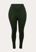 Dames Thermo Legging - High Waist - Donker Groen