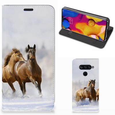 LG V40 Thinq | Hoesje maken | Paarden