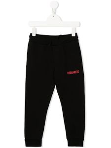 DSQUARED2 KIDS pantalon de jogging à logo imprimé - Noir