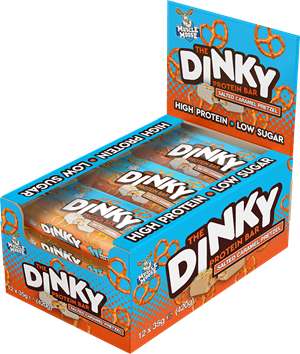 Muscle Moose The Dinky Protein Bar Salted Caramel Pretzel (12 x 35 g)