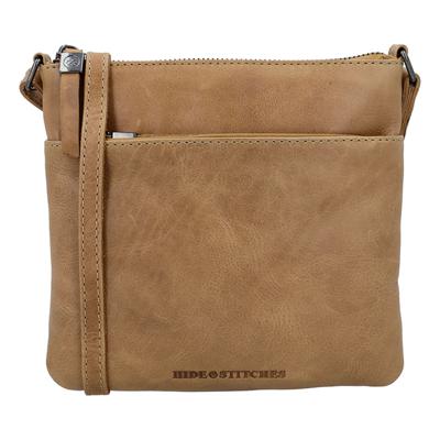 Hide & Stitches Schoudertasje Porto Taupe