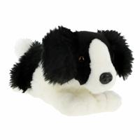 Knuffeldier Puppy Border Collie hond - zachte pluche stof - premium kwaliteit knuffels - 30 cm