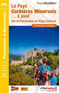 Wandelgids P116 Pays Corbières Minerovois à pied 30PR en pays cathare | FFRP