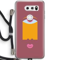 Mono V: LG V30 Transparant Hoesje met koord