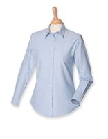 Henbury W511 Ladies` Classic Long Sleeved Oxford Shirt - thumbnail