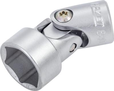 HAZET Scharnierende dopsleutel 880G-18 · 3/8 inch (10 mm) vierkant hol · Buiten-zeskant-tractieprofiel · SW 18 mm