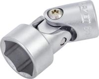 HAZET Scharnierende dopsleutel 880G-18 · 3/8 inch (10 mm) vierkant hol · Buiten-zeskant-tractieprofiel · SW 18 mm