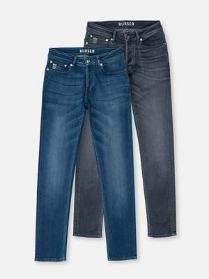 Bukser Jeans | Slim Fit | Nino Dark Blue + Grey