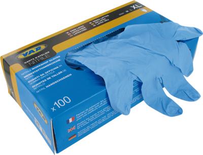 HANDSCHOEN VAR NITRIL LATEX-VRIJ XL BL DS A 100
