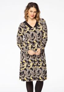 Yoek Jurk PLUME | Zwart | Maat 58/60