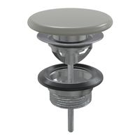 Afvoerplug Xenz Rosa | 5/4" | Click waste | Keramiek | Rond | Grijs Afvoerplug Xenz Rosa | 5/4" | Click waste | Keramiek | Rond | Grijs
