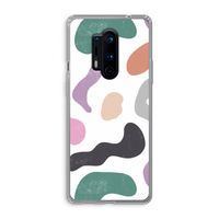 Memphis Shapes: OnePlus 8 Pro Transparant Hoesje