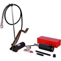 KS Tools 440.0585 Hydraulische eenheid 32t, met hydraulische pomp en manometer, 11-delig