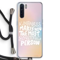 The prettiest: Oppo A91 Transparant Hoesje met koord