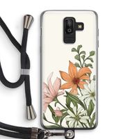 Floral bouquet: Samsung Galaxy J8 (2018) Transparant Hoesje met koord
