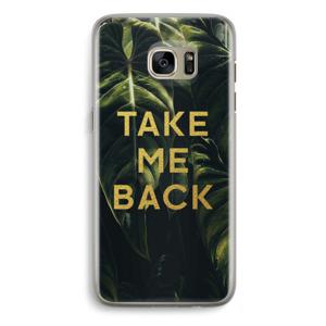 Take me back: Samsung Galaxy S7 Edge Transparant Hoesje