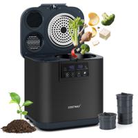 4L Elektrische Compostbak voor Keuken Slimme Afvalbak voor op het Aanrecht Zelfreinigend LED-Display Compostbak voor Binnen Buiten