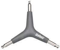 IceToolz inbussleutel 4/5/6mm met kogelkop, y-sleutel, 70y4