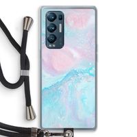 Fantasie pastel: Oppo Find X3 Neo Transparant Hoesje met koord