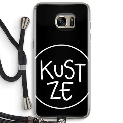 KUST ZE: Samsung Galaxy S7 Edge Transparant Hoesje met koord