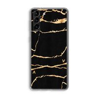 Gouden marmer: Samsung Galaxy S21 Plus Transparant Hoesje