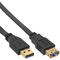 InLine 34650F USB-kabel 0,5 m USB 2.0 USB A Zwart - thumbnail