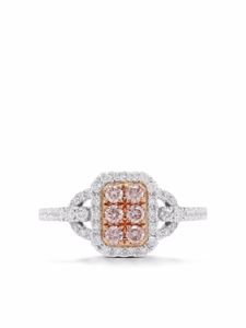 HYT Jewelry bague en platine Argyle Pink Diamond - Argent