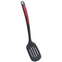 5Five Keukengerei bakspatel/bakspaan - kunststof - zwart/rood - 34 cm   -