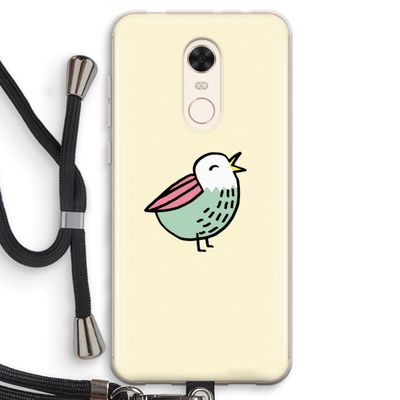 Birdy: Xiaomi Redmi 5 Transparant Hoesje met koord