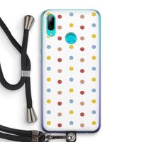 Bollen: Huawei P Smart (2019) Transparant Hoesje met koord