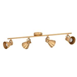 Eglo Messing plafondspotSeras 4x GU10 - 900173