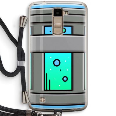 Chug Bottle: LG K10 (2016) Transparant Hoesje met koord