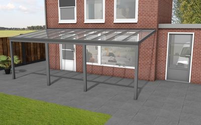 YARD Outdoor Velvetline Veranda 700x300 cm aluminium - Glasdak- - Aluminium- YARD Outdoor